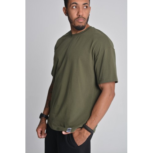 Футболка Oversize мужская хаки Hi Mate